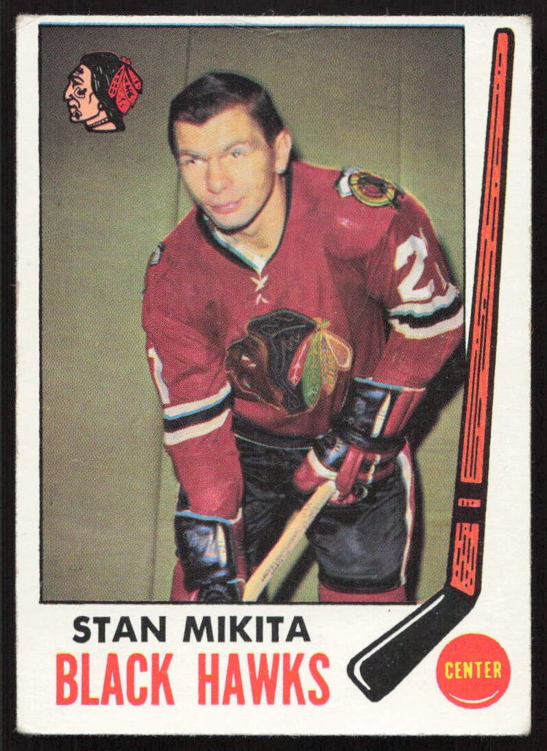 1969-70 Topps Hockey #76 Stan Mikita Chicago Blackhawks VG-VGEX HOF NO RESERVE!