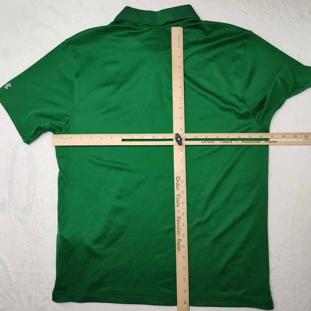 Notre Dame Fighting Irish Shirt Mens Medium Green NCAA Football Under Armour thumbnail 9