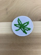 Ohio State Buckeye Leaf Iron On Patch 1.5”