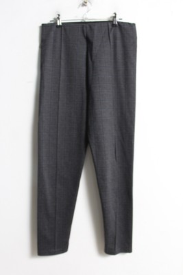 Zara Basic Damen Karo Hose - Grau - Größe L (M32)