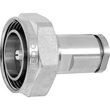 Teleg rtner 100024390 connector DIN 7-16 straight plug 50  1 pc.