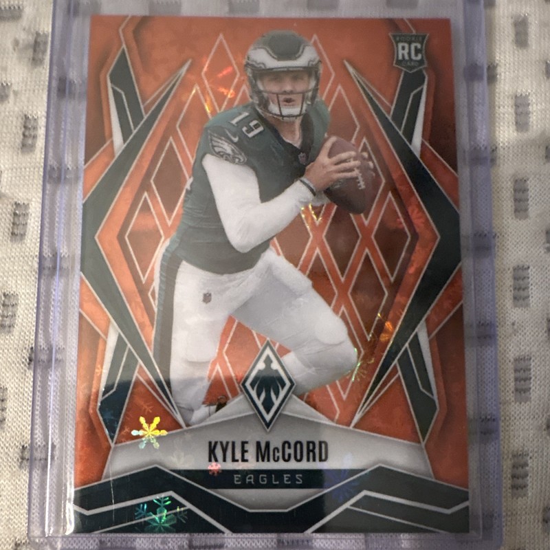 2025 Panini Phoenix - Rookies Kyle McCord #173 Orange Winter /99 (RC)