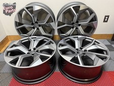 OEM Original Genuine 23" 2019+ Audi RSQ8 SQ8 Q8 Wheels Rims Grey Machined Set