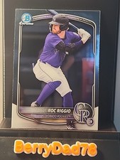 2025 Bowman Chrome Draft Roc Riggio #BDC-19 Colorado Rockies