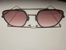 Brand New Matsuda Sunglasses M3123 RTM-MBK Size 55-21-145 Made In Japan 