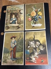 4-F. M. Wilson Trade Cards-Carter’s Little Liver Pills- Willimantic, CT. S282