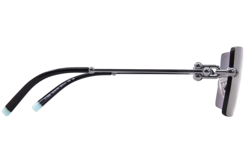 Gafas de sol Tiffany & Co. TF3088 60033H para mujer lentes Gunmetal/verde oscuro 59 mm Foto 3 de 4