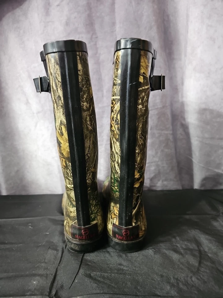 Botas Magellan Realtree Edge Mujer Goma Barro Camufladas con Forro Rosa Talla 8 Foto 4 de 4