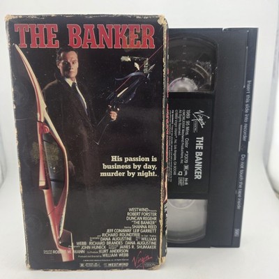 The Banker VHS - 1989 Robert Forster, Richard Roundtree Shannon Reed