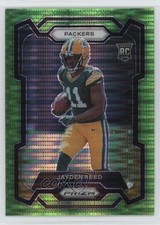 2023 Panini Prizm Rookies Neon Green Pulsar Prizm Jayden Reed #334 yl0