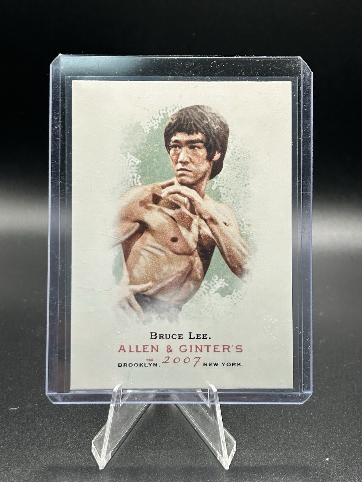 BRUCE LEE 2007 ALLEN & GINTER #72 MARTIAL ARTS MASTER