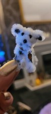 minature pipe cleaner dog handcrafted dog Puppy Dalmatian Figure Spot Dog