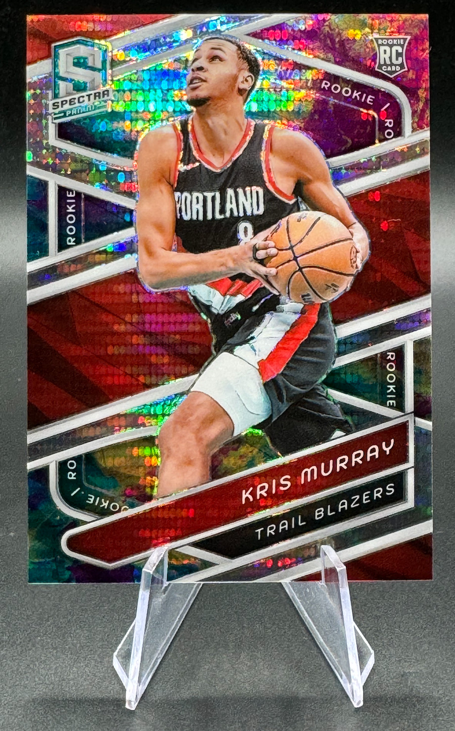 2023-24 Kris Murray RC /125 Spectra Celestial Rookie Prizm #144 | Trail Blazers