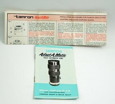 Tamron Adapt-A-Matic Literature