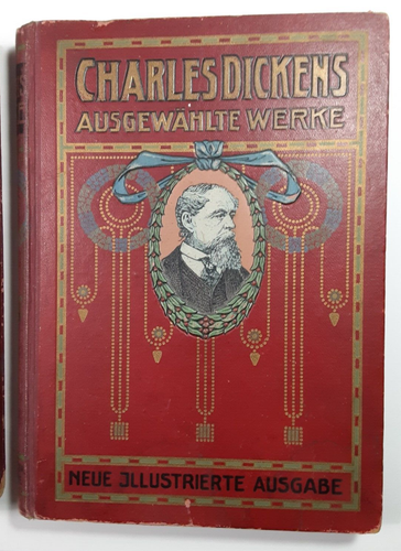 Vintage CHARLES DICKENS Set of 2 GERMAN BOOKS~Selected Works~HANNS ANKER/Anchor - Picture 3 of 17