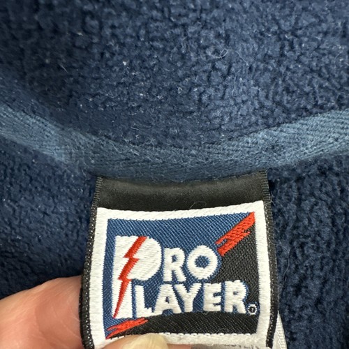 VINTAGE Pro Player NEW YORK RANGERS Fleece SWEATSHIRT sweater sz XL blue - Picture 4 of 13