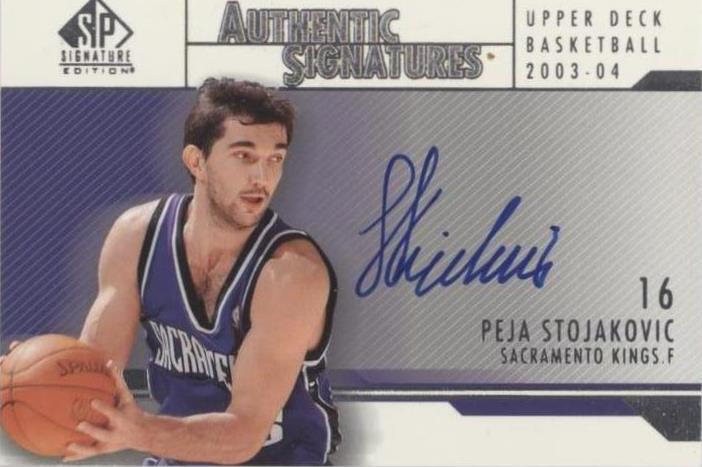 2003-04 SP Signature Edition - Peja Stojakovic #AS-PS - 1 of 2