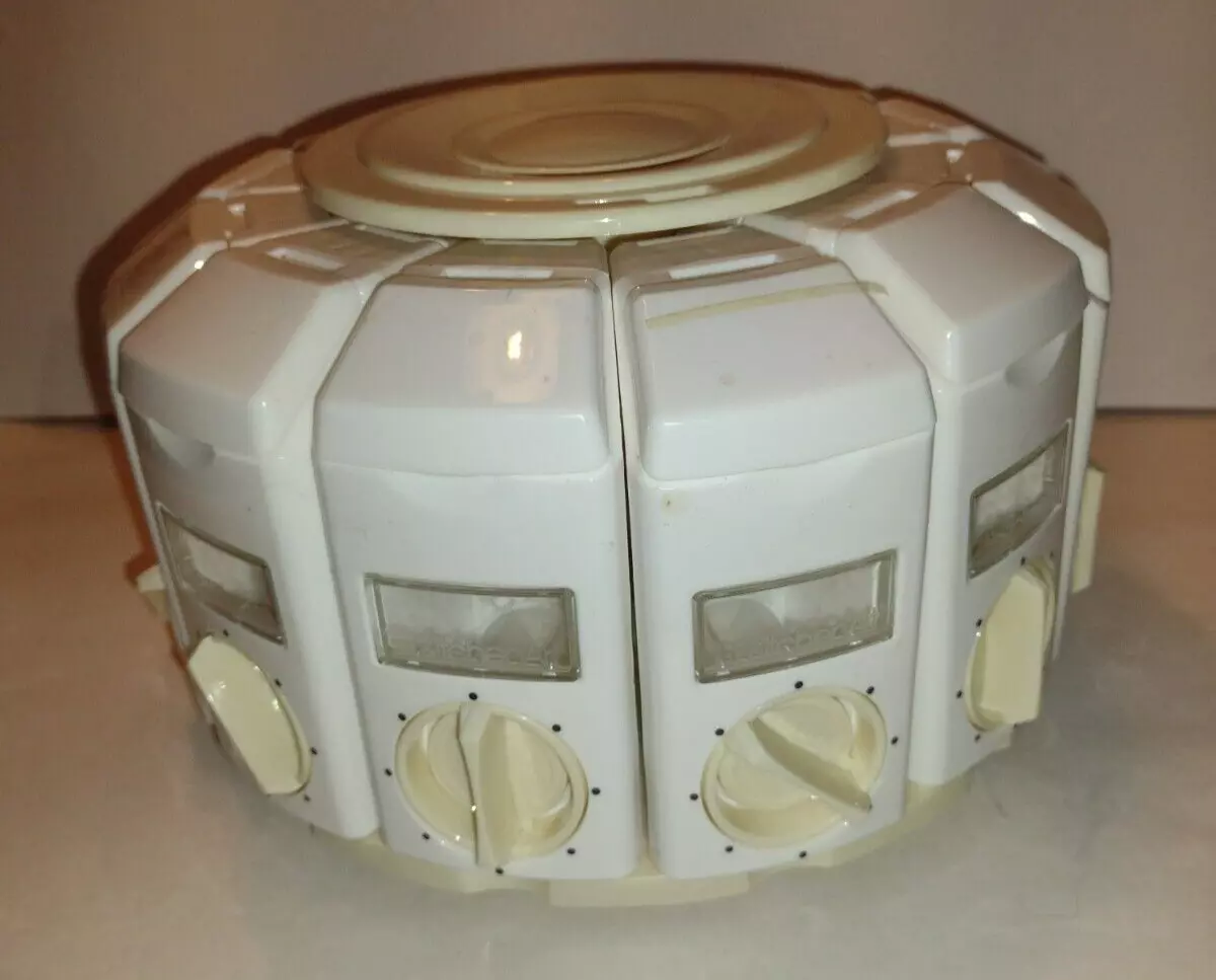 KitchenArt Select A Spice Auto Measure Carousel Professional Series White