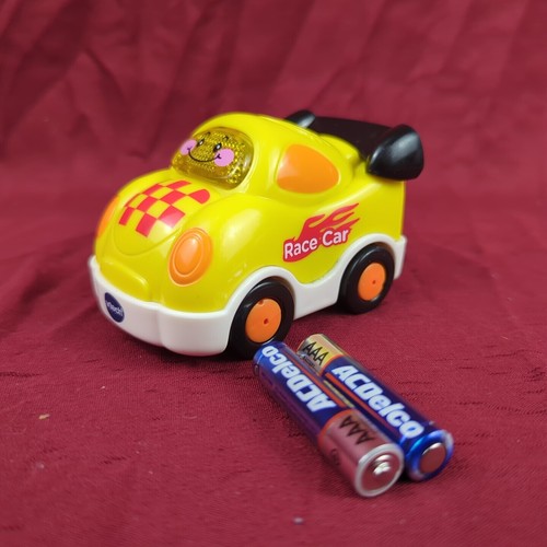 VTech Go! Go! Smart Wheels Press & Race Car Yellow - talking