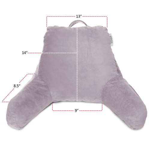Bed Rest Reading Pillow for Kids & Teens Memory Foam TV Pillow With Arms Support - Picture 110 of 144