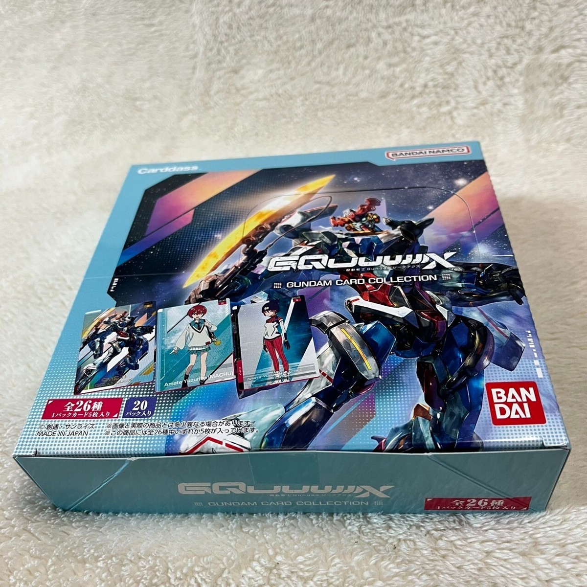 BANDAI GUNDAM CARD COLLECTION Mobile Suit Gundam GQuuuuuuX