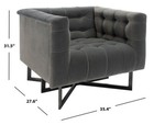 Safavieh Myra Modern Tufted Accent Chair, Reduced Price 2172702982 SFV9021A