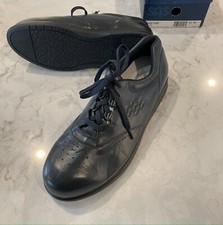 SAS Womens Comfort Shoes Free Time Navy Blue 12 Wide Walking NEW In Box FREESHIP