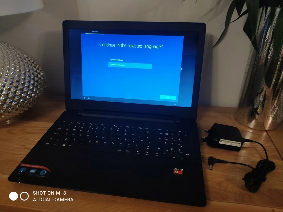 Lenovo Ideapad 15.6" AMD A8-7410 2.2GHz Laptop Quad Core Processor Radeon R5 8gb - Image 4 of 4