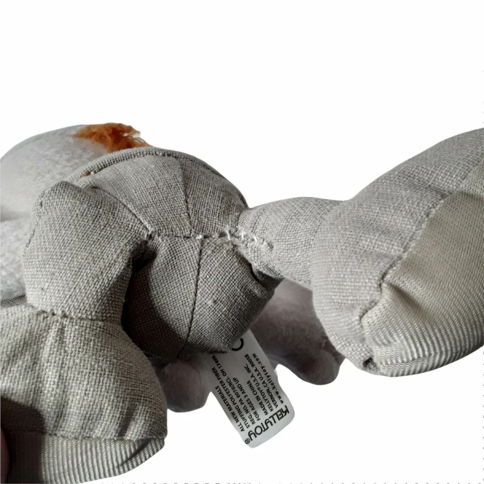 Figura Muñeca de Peluche Los Pitufos Hackus 12" Piel Gris Naranja Pelo Pitufo Malvado Relleno Foto 3 de 4