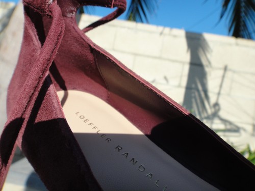 Loeffler Randall PENELOP Bordeaux Wildleder Schnür-Flats, Damengröße 6,5. Einzelhandel 295 $ - Bild 10 von 12