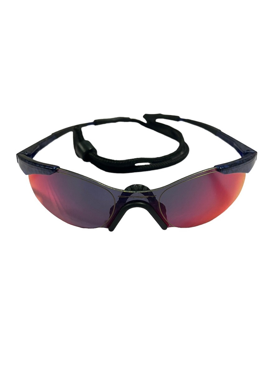 VTG Oakley Sunglasses Zero Cobalt Positive Red Iridium Lens