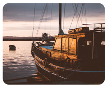 Mousepad Boot 24x19 Schiff Kutter Meer See Mauspad Unterlage