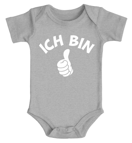 Babybody erster Geburtstag Ich bin 1 Comic-Hand Daumen Geschenk für einjähriges - 第 7/7 張圖片