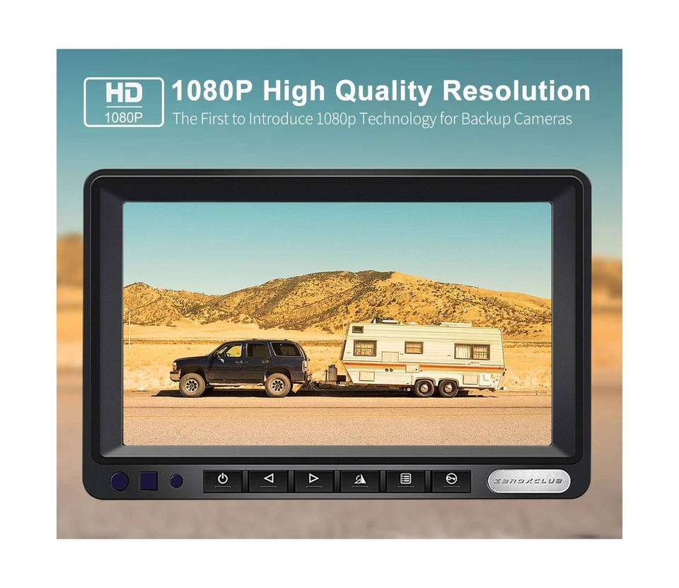 1080P FHD Digital Wireless Backup Camera System Kit for RV/Truck/Trailer/Van/... - Image 2 of 4