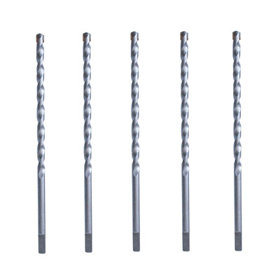Drillforce 5PCS 5/32''x3-1/2'' Carbide Tipped Concrete Masonry Screw Drill Bits