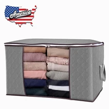 US Large Storage Bag - Anti Dust Home Organizer for Clothes Quilt Blanket Sort