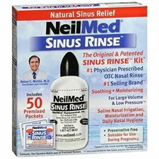 Sinus Rinse NeilMed Packets Bottles Saline Kit Premix Nasal Natural Relief 06/29