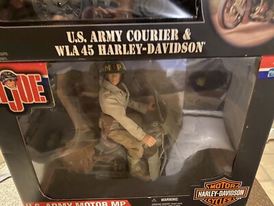 GI Joe U.S. Army Motor MP Harley Davidson Motor Cycles 12