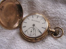 Antique Elgin G.M. Wheeler Pocket Watch Beautiful Case