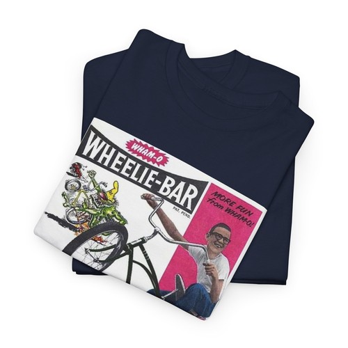 Retro WHAM-O WHEELIE-BAR FOR DRAG BIKE PRINT AD T-Shirt, Vintage Drag Bike Tee, - Picture 63 of 121