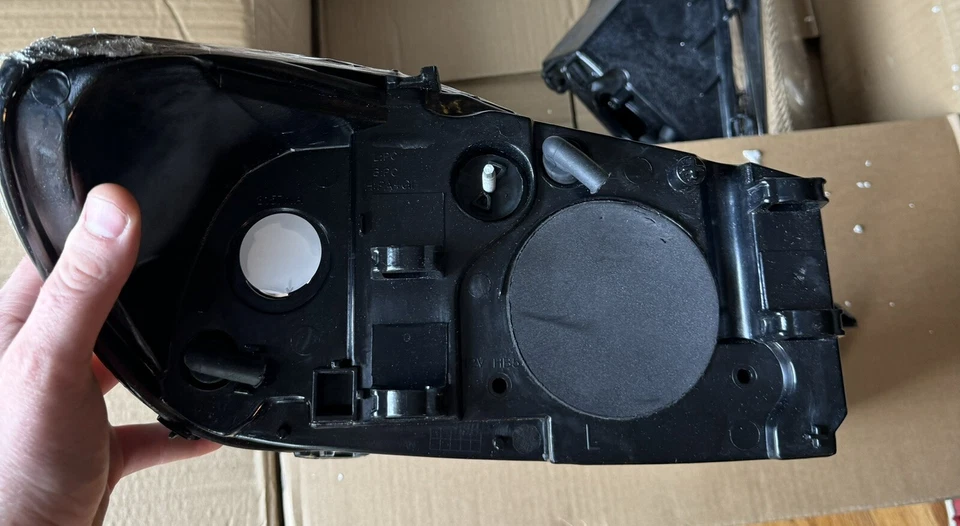 For Toyota Sienna CE/LE/XLE 2004-2005 Headlights Assembly Pair Chrome Housing Foto 2 de 4