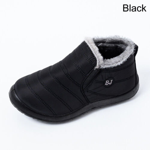 Para mujeres Impermeables Invierno Botas para Nieve Forradas de Piel Sin Cordones Prendas exteriores Cálidas Zapatos al Tobillo - Imagen 7 de 54