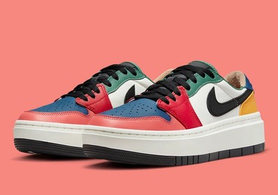 Size 9.5 - Air Jordan 1 Elevate Low Multi-Color W for sale online 