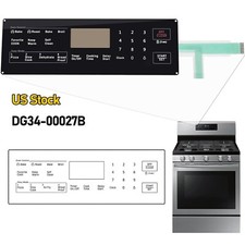DG34-00027B Membrane Switch Touchpad Compatible with Samsung Range Oven NX58H560