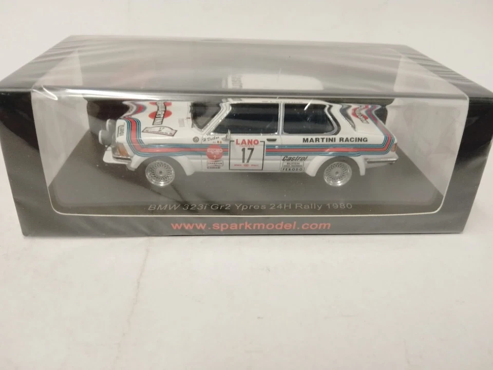 Spark BMW 323i MARTINI #17 Delber Ypres 24h Rally 1980 1/43 S8510 - Immagine 2 di 3