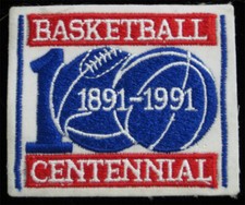 Basketball Centennial NBA 1891 - 1981 Uniform Patch for Jersey/Jacket/Hat/Cap