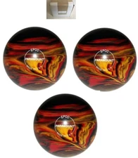 EPCO Duckpin- Paramount Marbleized - Black, Red & Yellow  (with engraving)