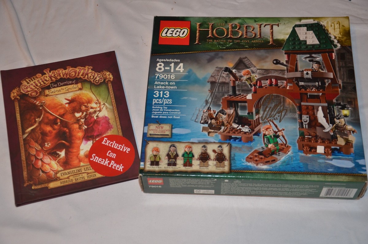 LEGO The Hobbit Attack on Lake-town 79016 signed by Evangeline