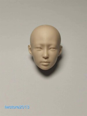 1:6 Jennie Kim Girl Head Sculpt Carved For 12'' Female Action Figure Body Toys
