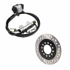 ATV Go kart Taotao Rear Hydraulic Brake Caliper Assembly Disc Rotor Kit New